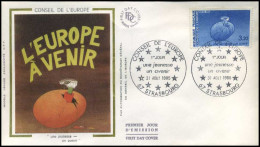 Frankrijk - FDC - L'Europe é Venir                                       - 1980-1989