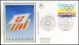 Frankrijk - FDC - Jeux Olympiques Albertville/Barcelone                                     - 1990-1999