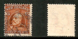 NEW ZEALAND    Scott # 133 USED (CONDITION PER SCAN) (Stamp Scan # 1042-2) - Gebruikt