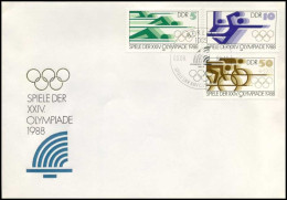 DDR - FDC - Olympische Spelen 1988                                    - Andere & Zonder Classificatie