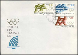 DDR - FDC - Olympische Spelen 1988                                    - Andere & Zonder Classificatie