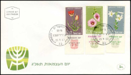 Israël - FDC - Bloemen                                   - FDC