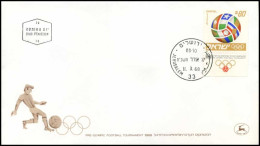 Israël - FDC - Pre-olympic Football Tournament                                       - FDC