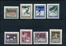 Magyar Posta -Sc B80/87  //  403/10, Sport- MH - Unused Stamps