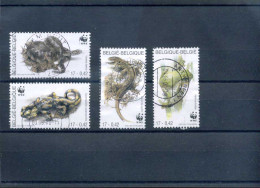 België - 2896/99  WWF  Amfibieën En Reptielen    (gestempeld/oblitéré)                                - Usados