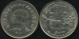 Thailand 1 Baht. 1972 (Coin KM#Y.96. Unc) F.A.O. - Tailandia