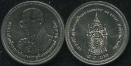 Thailand 20 Baht. 2007 (Coin KM#Y.450. Unc) 80th Birthday Of Rama IX - Tailandia