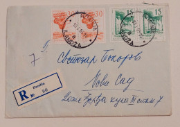 Yugoslavia - Ilandza -  Cover Registered Stamps In Pair , Banat Used 1965 - Enteros Postales