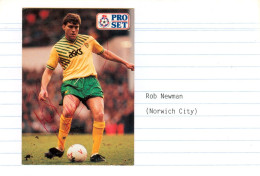 Fußball-Autogramm Autograph AK PRO SET Robert Rob Newman Norwich City FC Bristol Motherwell Wigan Athletic Southend - Handtekening