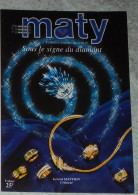 Petit Calendrier De Poche 1994 Maty  Bijou Bijoutier Sous Le Signe Du Diamant - Tamaño Pequeño : 1991-00