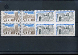 Frankrijk - Service 75/76  Blok Van 4 / Bloc De 4  ** MNH                           - Mint/Hinged