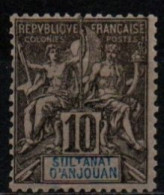 ANJOUAN 1892-99 SANS GOMME - Ungebraucht