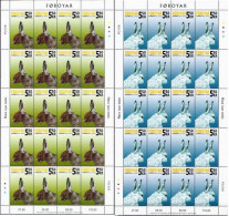 Faroe Islands MNH Pair In Sheetlets - Conigli