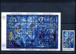 United Nations - Chagall Window 1967                                            - Unused Stamps