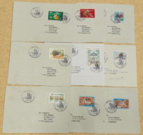 Timbres De 2000 Avec Oblitération Cachet à Date Philatélique De 2001/2001 Sur Lettre  TB - Used Stamps