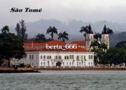 Sao Tome And Principe Sao Tome City Waterfront Cathedral New Postcard - Sao Tome En Principe