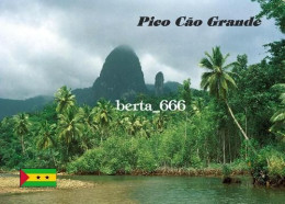 Sao Tome And Principe Great Dog Peak Pico Cão Grande New Postcard - Sao Tome And Principe