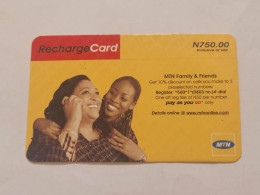 NIGERIA(NG-MTN-REF-0015)-Mother And Daughter-(57)-(8406-9541-7412)-(N750.00)-used Card - Nigeria