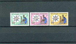 Rwanda  COB 67/69  ** MNH                        - Unused Stamps
