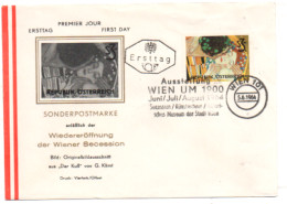 Österreich 1964 MiNr.: 1154 Klimt; Austria FDC Scott:727 YT: 991 Sg: 1418 - FDC