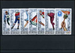 Burundi - 260/66  ** MNH                                   - Unused Stamps