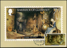  Guernsey - MK -  Peter Le Lievre - Sark Cottage 1847 - Guernesey