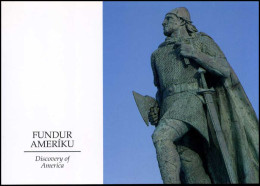  IJsland - Postkaart Discovery Of America - Autres & Non Classés