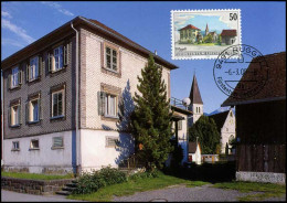  Liechtenstein - MK - Dauermarken Dorfansichten - Cartes-Maximum (CM)