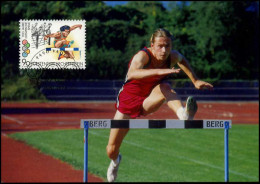  Liechtenstein - MK -  Olympische Sommerspiele 1996 Atlanta : Hürdenlauf - Cartes-Maximum (CM)