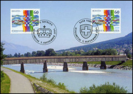  Liechtenstein - MK -  Gemeinschaftsmarke Schweiz - Liechtenstein - Cartes-Maximum (CM)