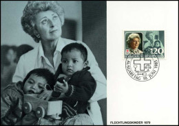  Liechtenstein - MK -  Fürstin Gina, 40 Jahre Präsidentin Des Liechtensteinischen Roten Kreuzes - Maximum Cards