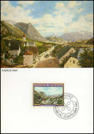  Liechtenstein - MK - 150. Geburtstag Moritz Menzinger 1832 - Maximumkarten (MC)