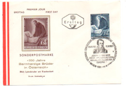 Österreich 1964 MiNr.: 1155 Barmherzige Brüder; Austria FDC Scott:728 YT: 992 Sg: 1419 - FDC