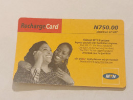 NIGERIA(NG-MTN-REF-0015B)-Mother And Daughter-(61)-(6199-8534-6040)-(N750.00-out Side Plastic)-used Card - Nigeria