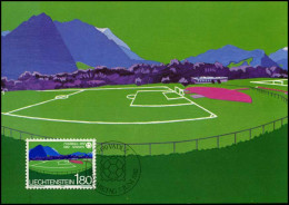 Liechtenstein - MK - Fussball-WM 1982 In Spanien - Maximumkaarten