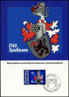Liechtenstein - MK - Wappen Joseph Anton Kaufmann - Maximumkarten (MC)