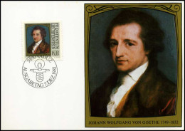 Liechtenstein - MK - Johann Wolfgang Von Goethe - Maximumkarten (MC)
