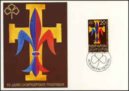 Liechtenstein - MK - 50 Jahre Liechtensteiner Pfadfinder - Cartoline Maximum