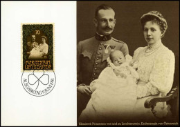 Liechtenstein - MK - 75. Geburtstag Von Fürst Franz Josef II Von Liechtenstein - Maximum Cards