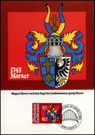 Liechtenstein - MK -  Landammänner Wappen - Cartoline Maximum