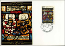 Liechtenstein - MK -  Wappenscheiben Aus Dem Liechtensteinischen Landesmuseum - Maximumkarten (MC)