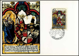Liechtenstein - MK -  Wappenscheiben Aus Dem Liechtensteinischen Landesmuseum - Maximumkarten (MC)