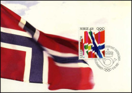 Noorwegen - MK - Olympische Spelen Lillehammer - Maximumkaarten