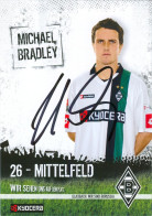 Fußball-Autogrammkarte AK Michael Bradley Borussia Mönchengladbach 08-09 Sc Heerenveen Aston Villa AS Roma Chievo Verona - Autographes