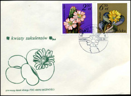 Polen - FDC - Kwiaty Sukulentow / Bloemen - FDC