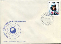 Polen - FDC -  Interkosmos '78 - FDC