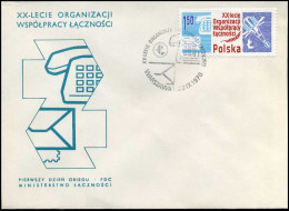 Polen - FDC -  XX-lecie Organizacji Wspolpracy Lacznosci - FDC