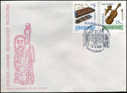 Polen - FDC -  Muziekinstrumenten / Musical Instruments - FDC