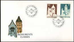 Luxembourg - FDC - Monuments Classés - FDC