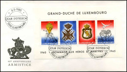 Luxembourg - FDC - Hommage Aux Héros Et Martyrs - FDC